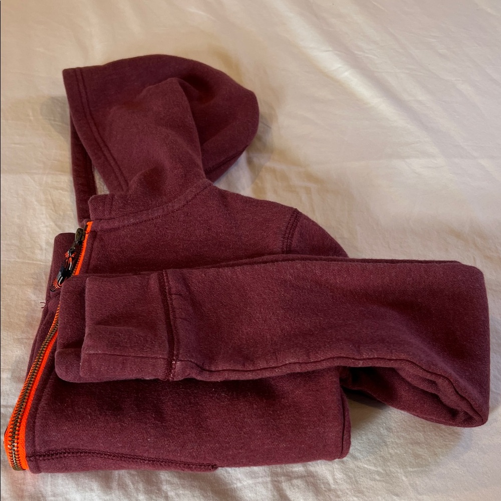 Crewcuts Maroon Zip-Up Hoodie